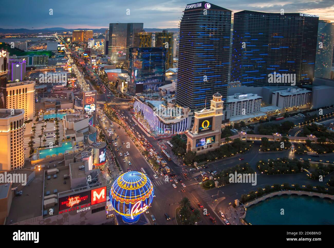 Las Vegas Strip Stock Photo