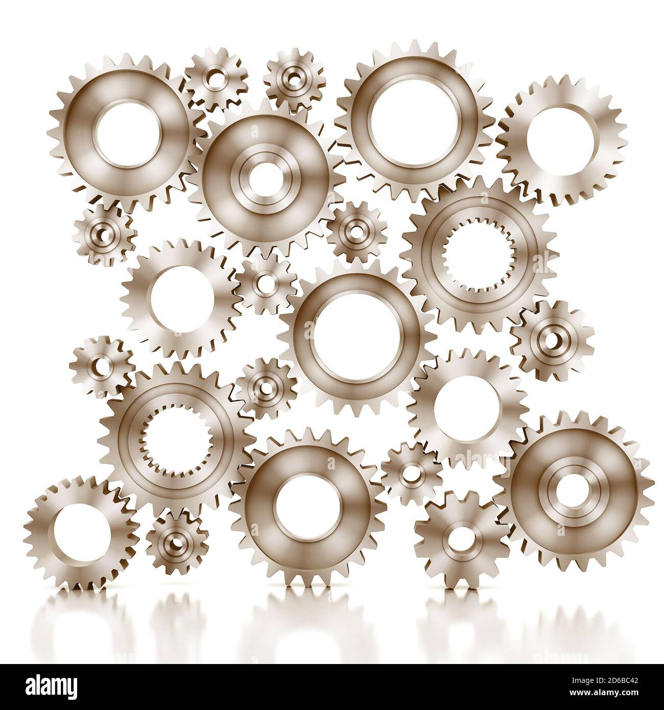 3d rendering teamwork mechanism hi-res stock photography and images - Alamy