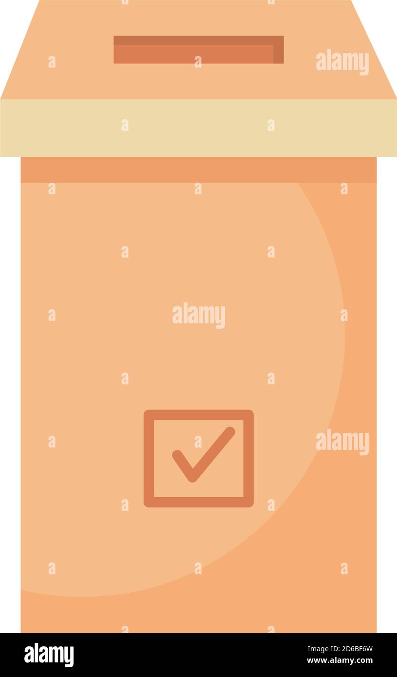 vote box with check mark vector design Stock Vector Image & Art - Alamy