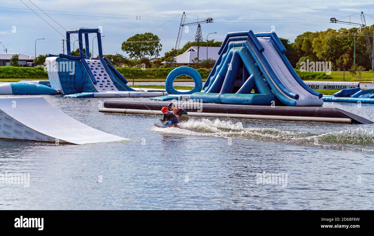 Waterpark exercise hires stock photography and images Alamy