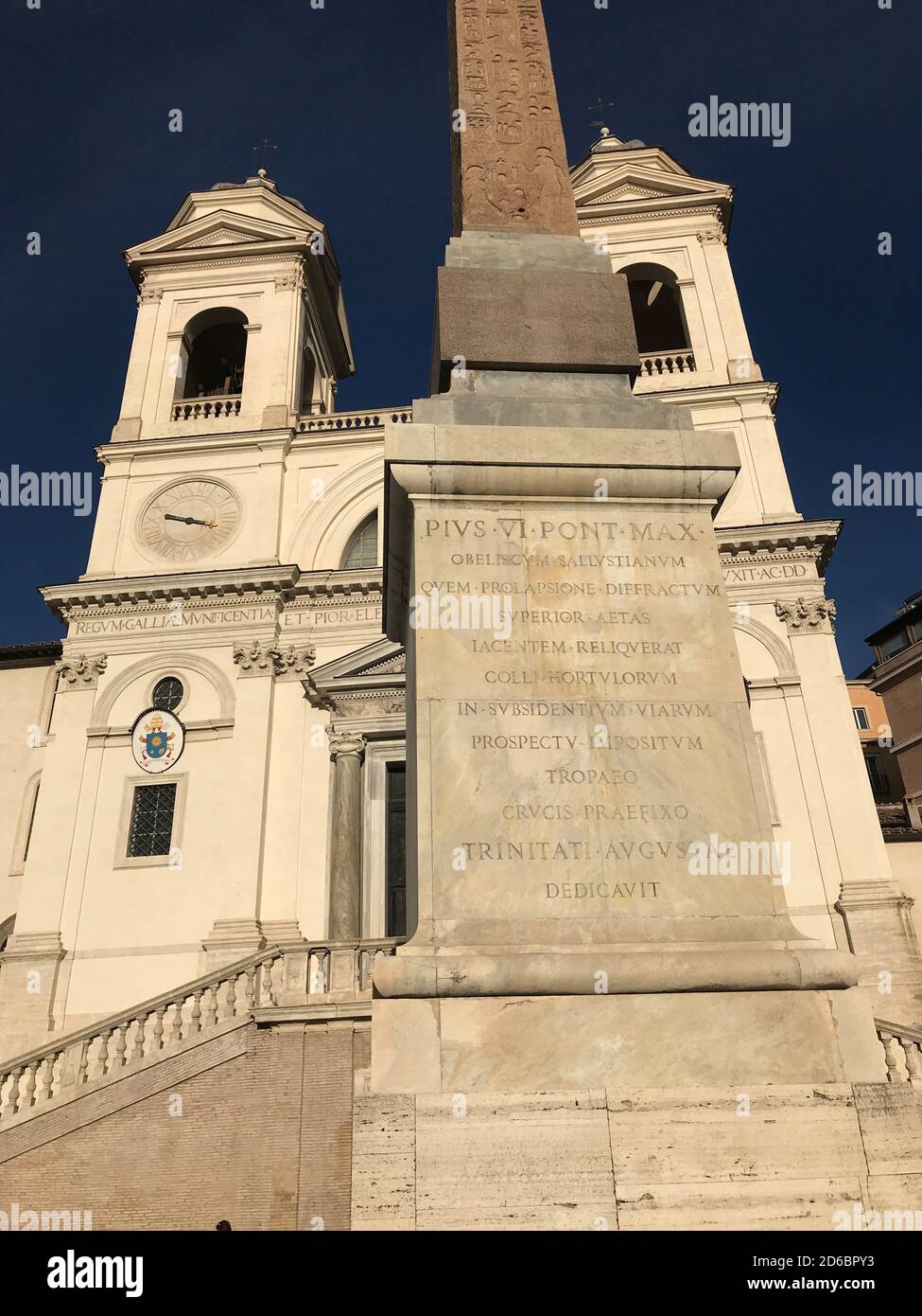 Scalinata di Trinità dei Monti (Spanish Steps), Rome, Italy Stock Photo