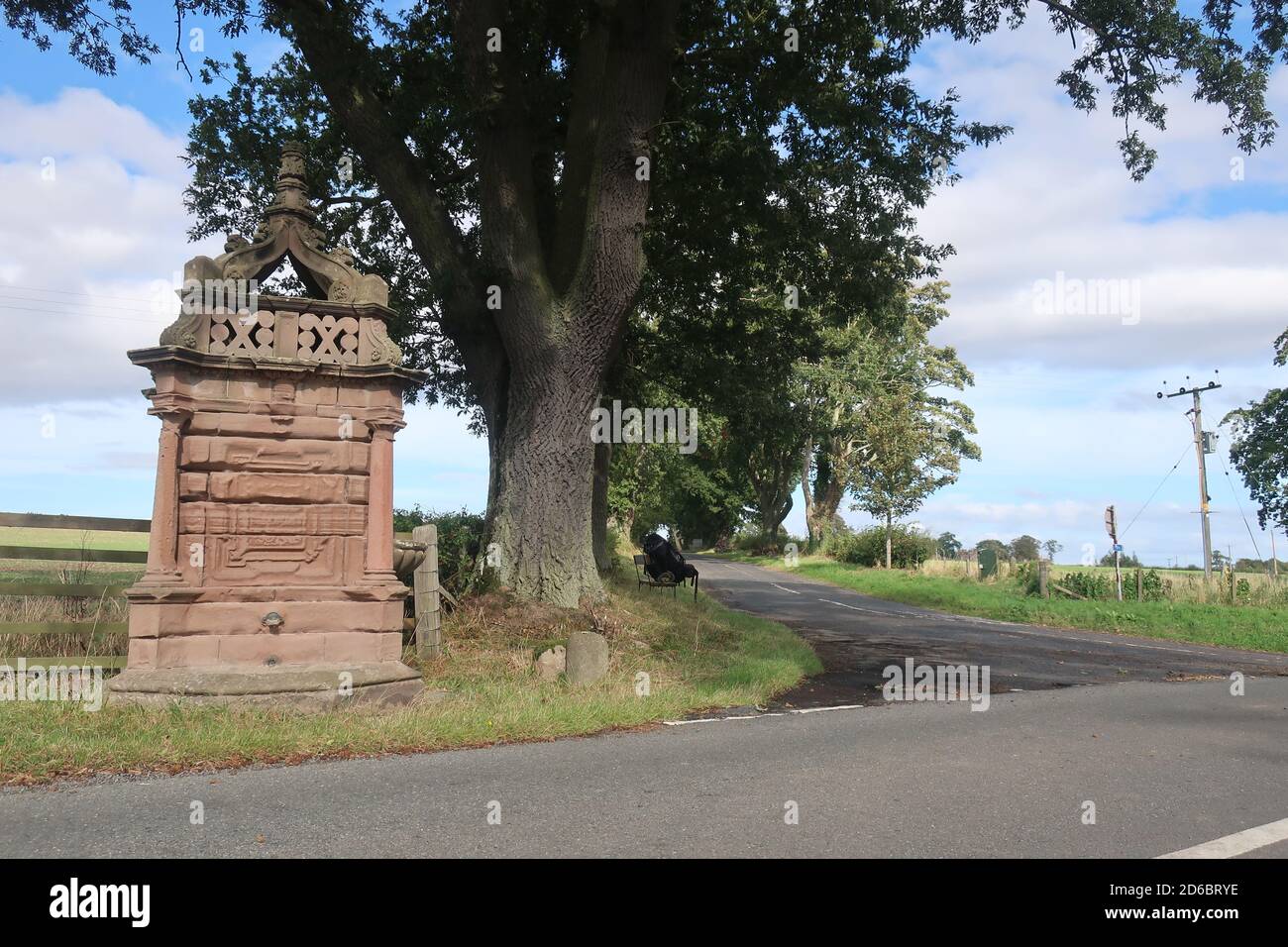 The Anglo-Scottish border. Great Britain. UK Stock Photo - Alamy