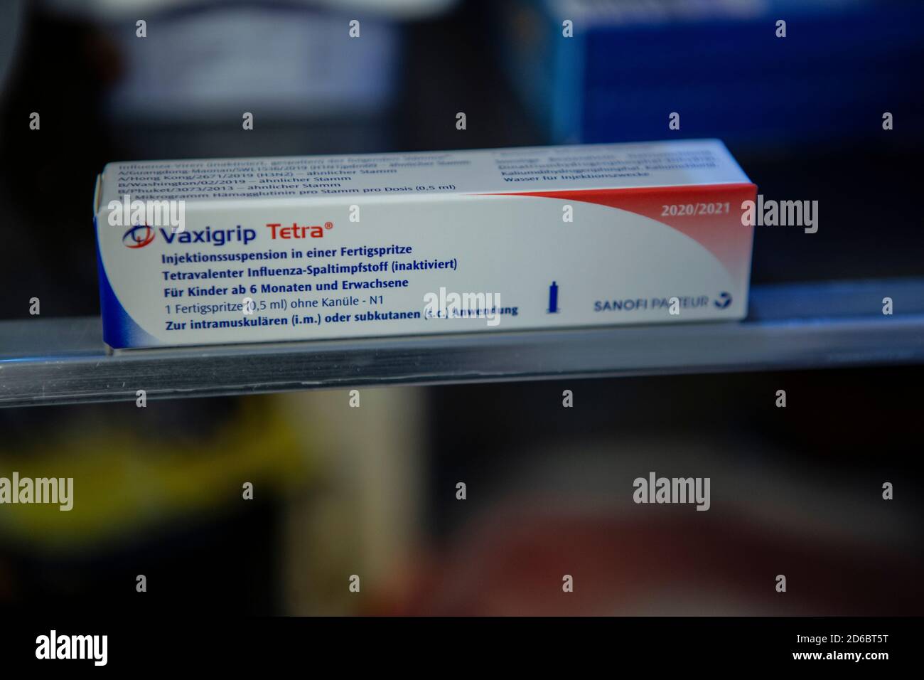 Grippeimpfung erstmalig auch für Schwangere: Zum ersten Mal ist diese Saison aber mit Vaxigrip® Tetra 2020/2021 ein Vakzin ausdrücklich auch für Schwa Stock Photo