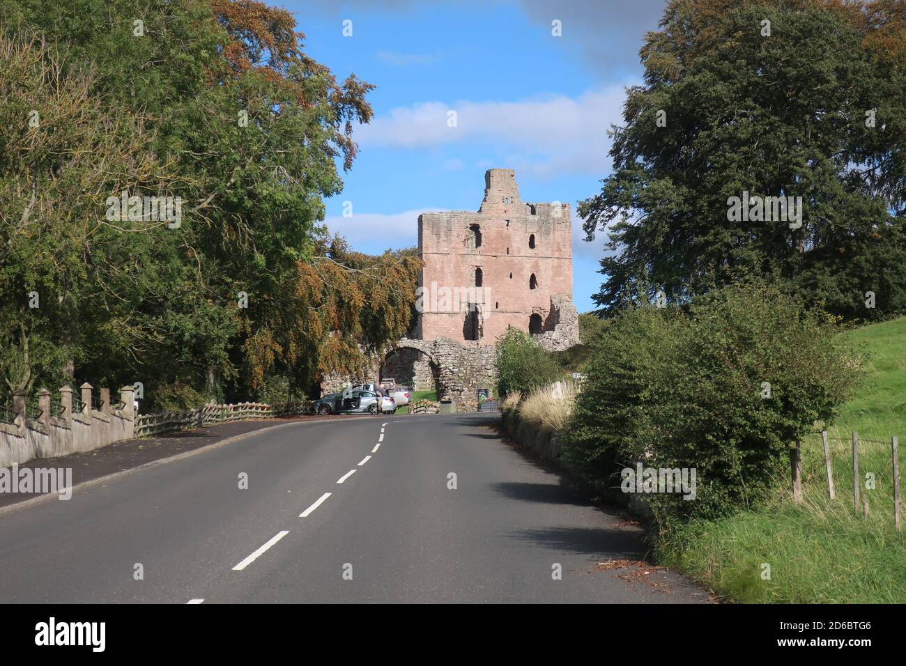 The Anglo-Scottish border. Great Britain. UK Stock Photo - Alamy