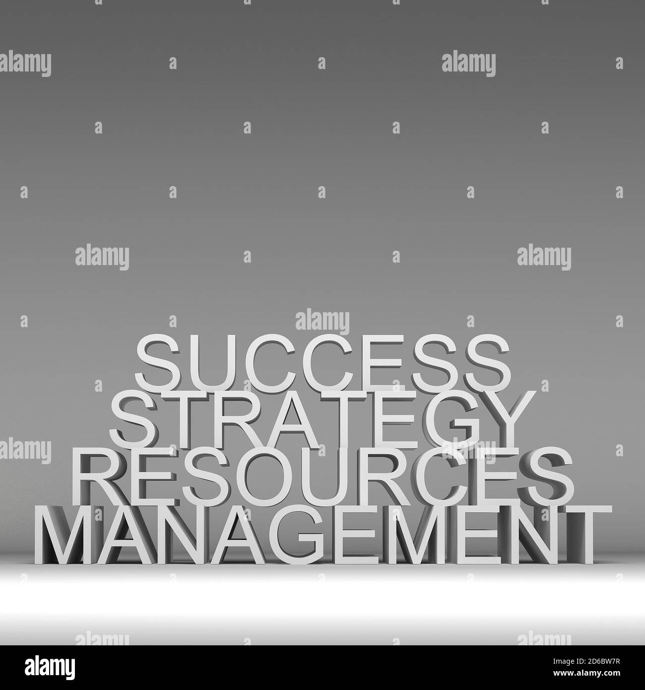 3d text for business background Stock Photo - Alamy