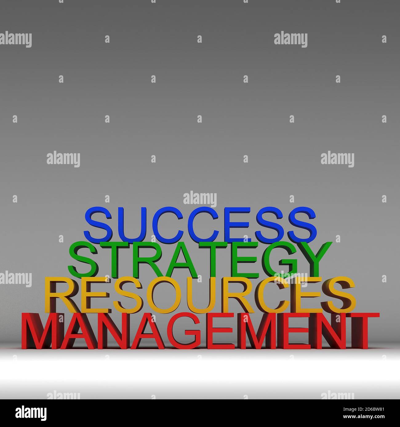 3d text for business background Stock Photo - Alamy