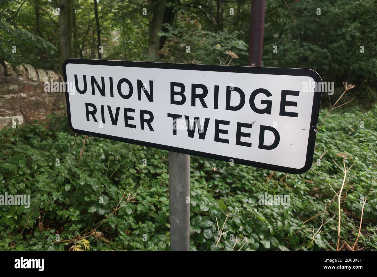 The Anglo-Scottish border. Great Britain. UK Stock Photo - Alamy