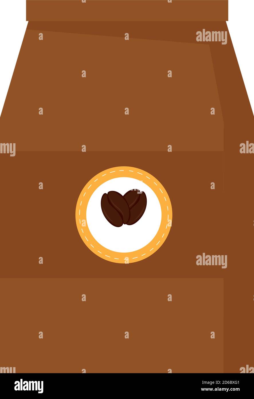 coffee beans bag isolated vector design Stock Vector Image & Art - Alamy
