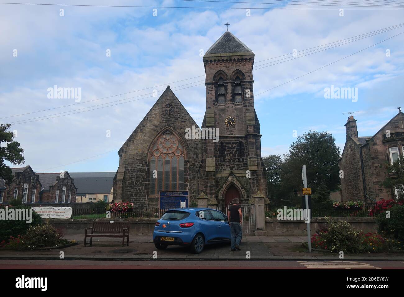 The Anglo-Scottish border. Great Britain. UK Stock Photo - Alamy