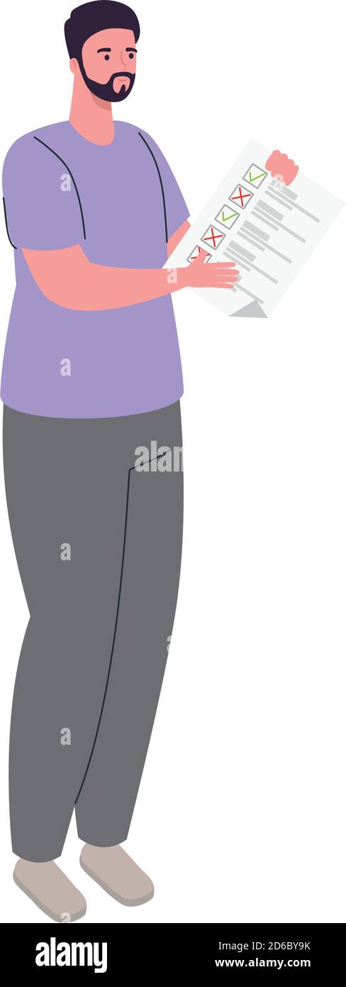Boy Voting Stock Vector Images - Alamy