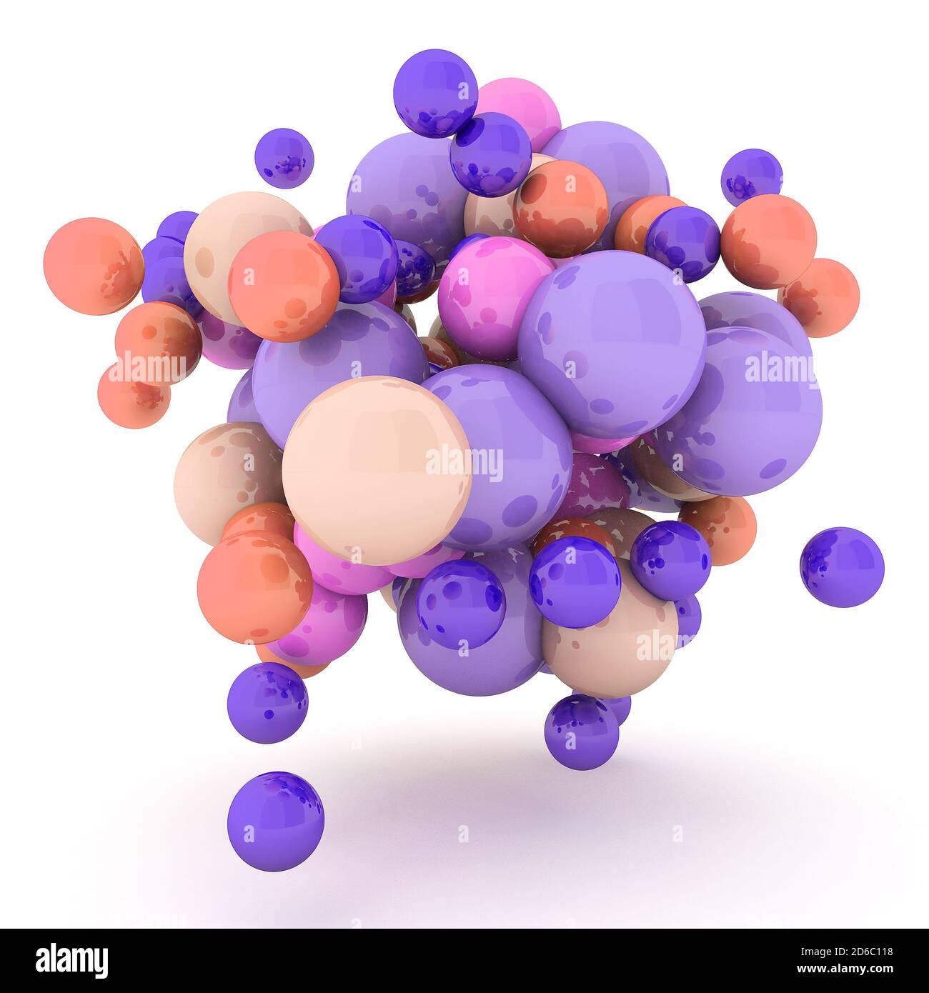 3d Abstract Spheres Stock Photo - Alamy