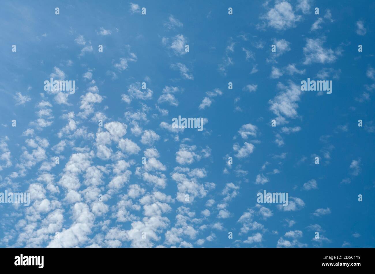 White clouds on blue sky as cloudy background Stock Photo - Alamy