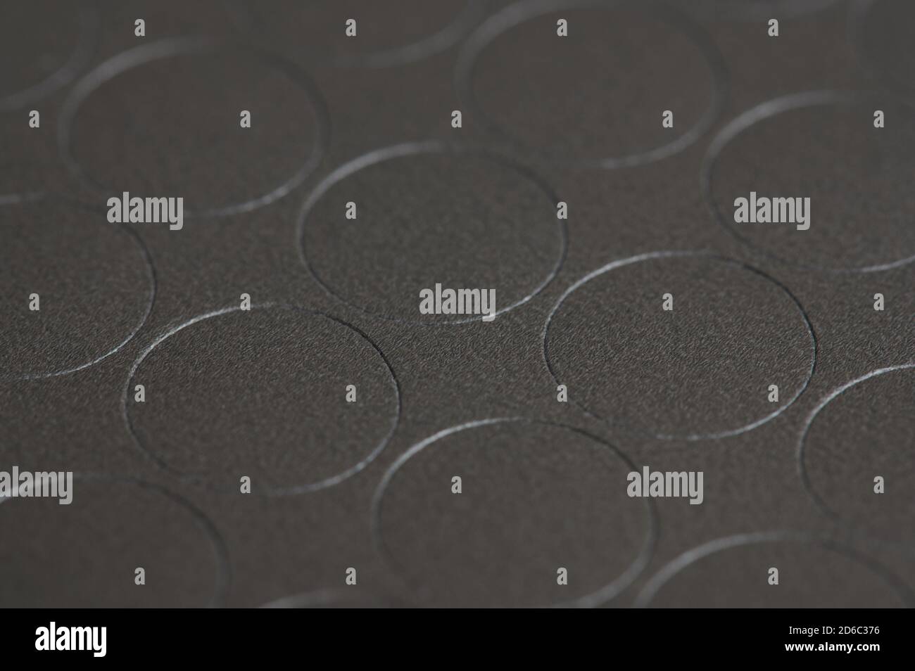 Abstract gray leather circles background from leather Stock Photo