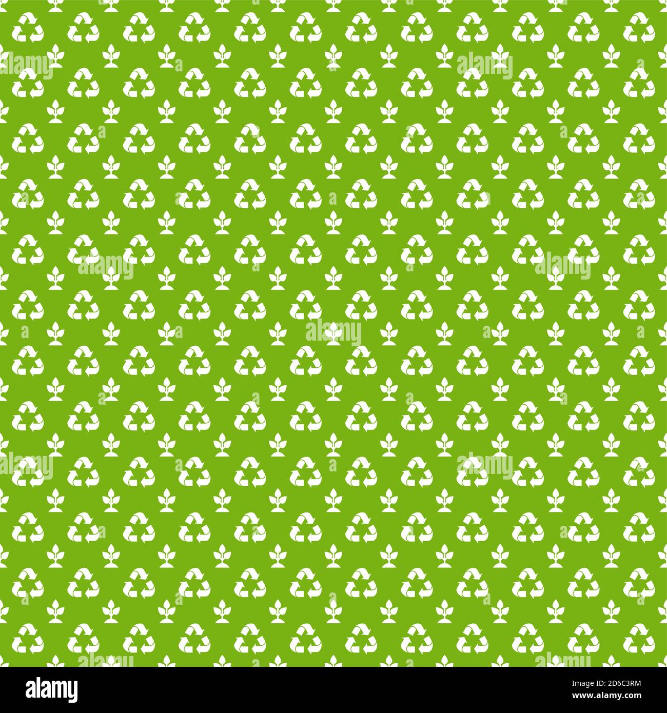 Recycle ecology Seamless pattern. Flat vector illustration Stock Vector ...