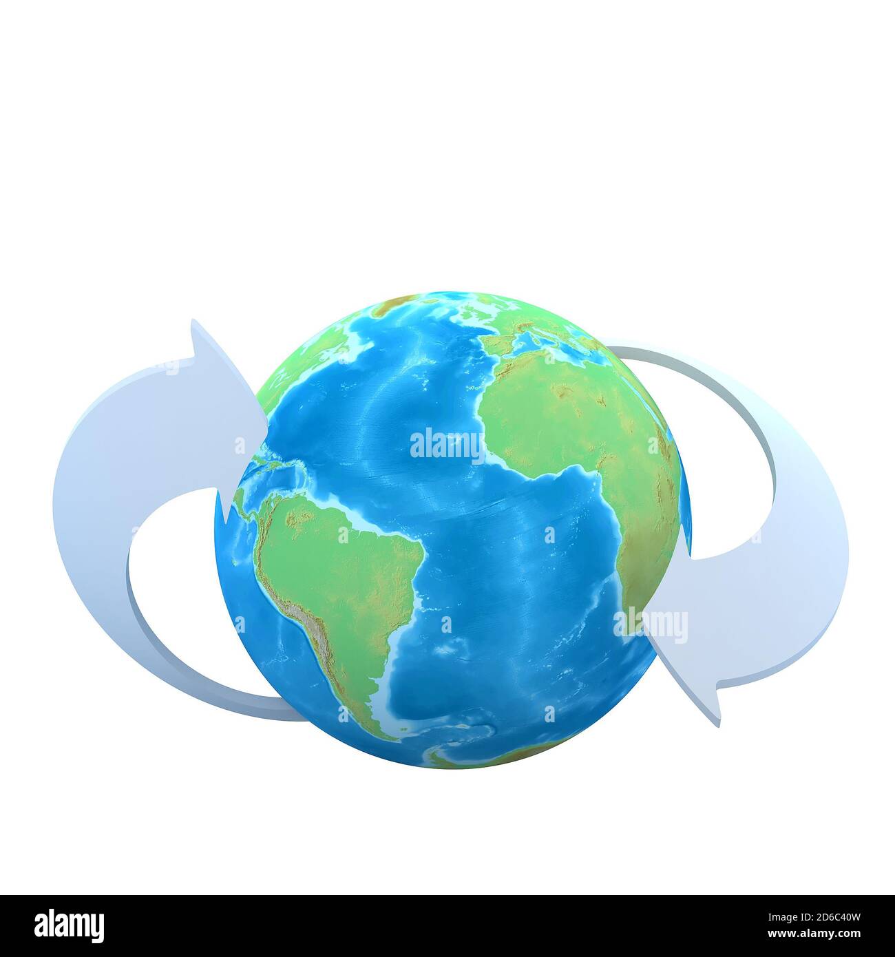 3d globe connections network design Stock Photo