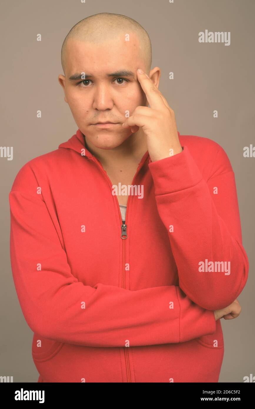 Retro fat bald man hi-res stock photography and images - Alamy