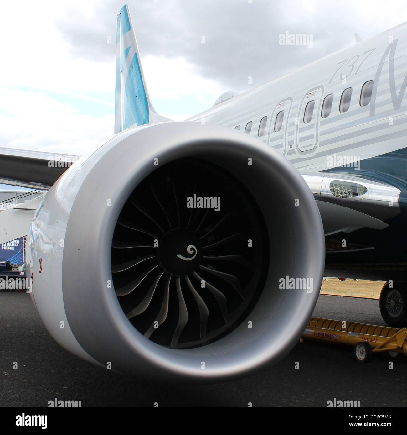Boeing 737 Max (LEAP) Engine Stock Photo - Alamy