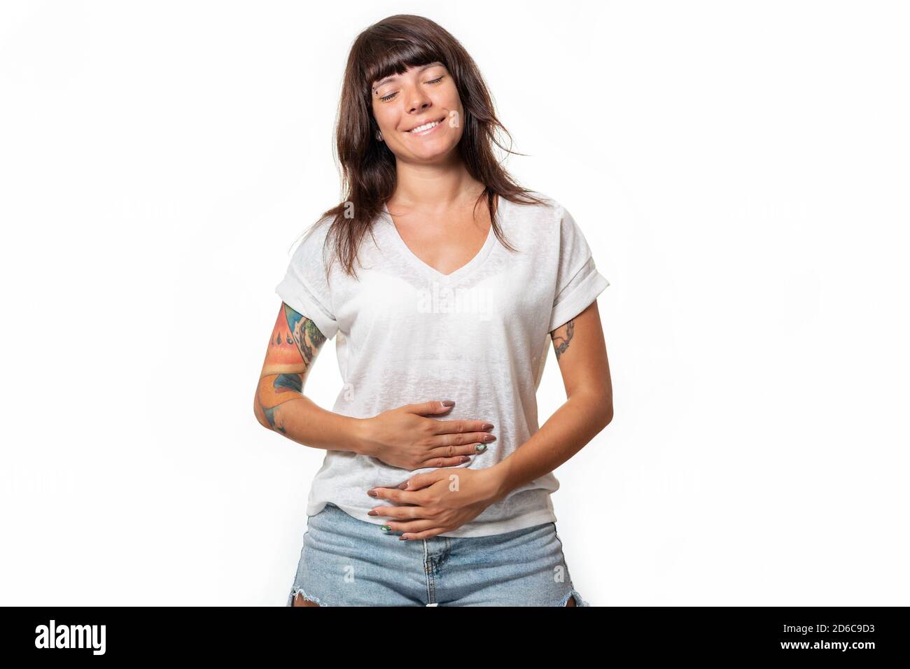 Tattoo abdomen woman abdomen hi-res stock photography and images - Alamy