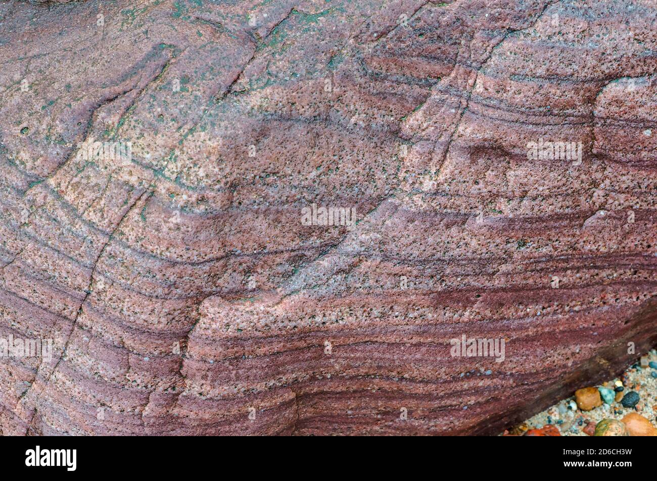 sea stone texture, natural stone background Stock Photo