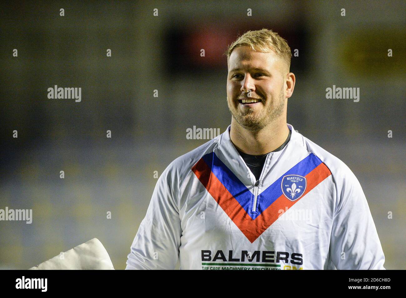 Wakefield Trinity's Joe Westerman warm up Stock Photo Alamy