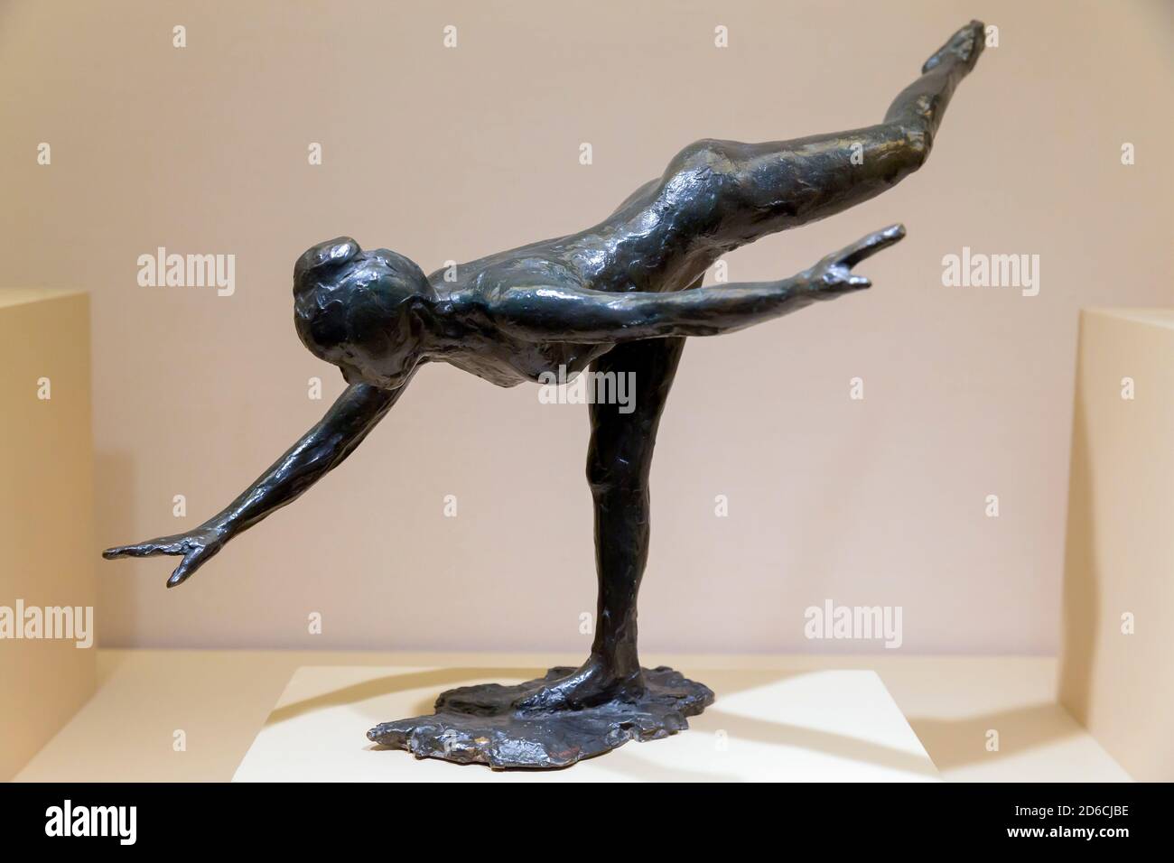 Grande Arabesque, Troisieme Temps,  bronze,   Edgar Degas, Metropolitan Museum of Art, Manhattan, New York City, USA, North America Stock Photo