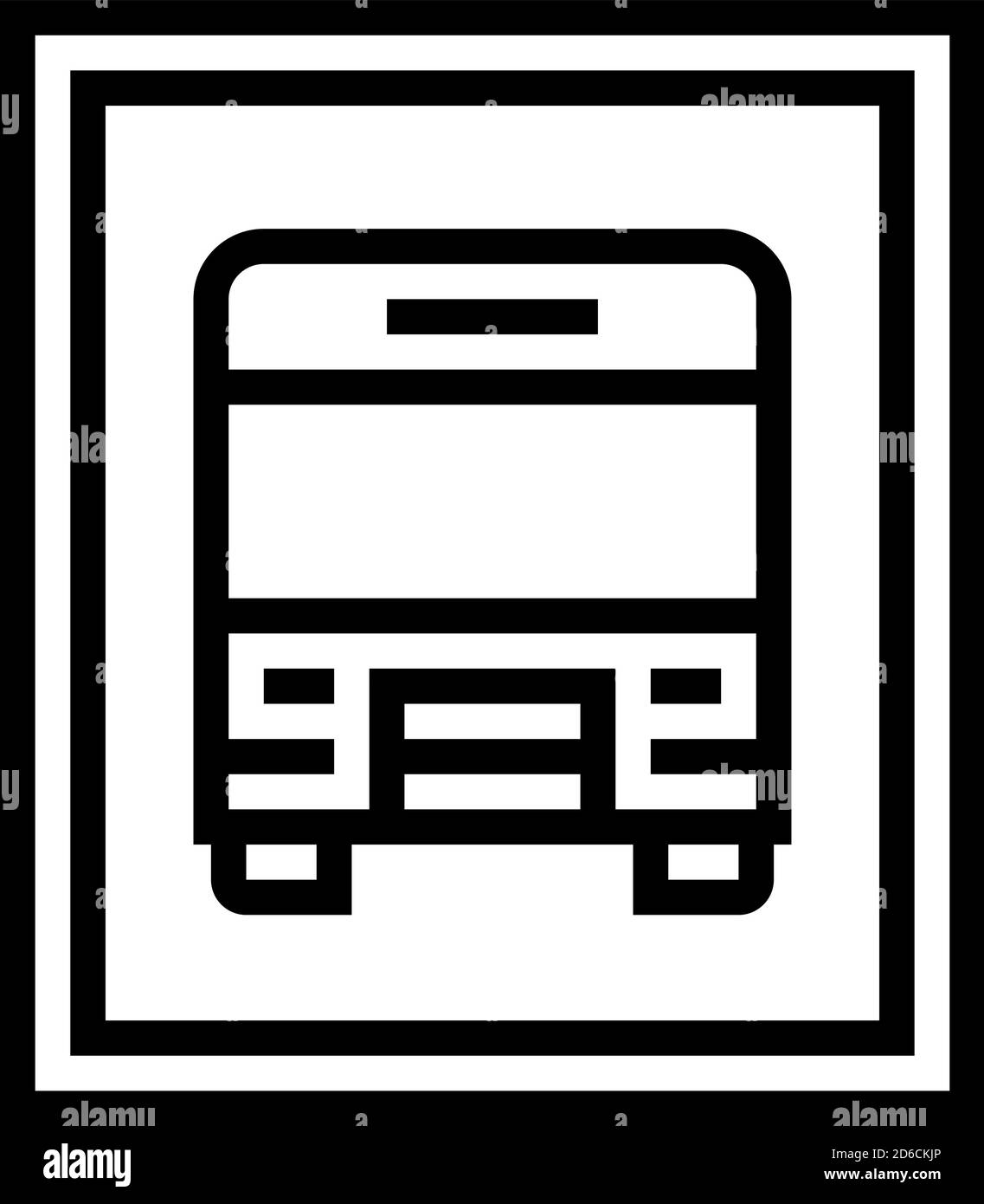 Bank station bus stop Stock Vector Images - Alamy