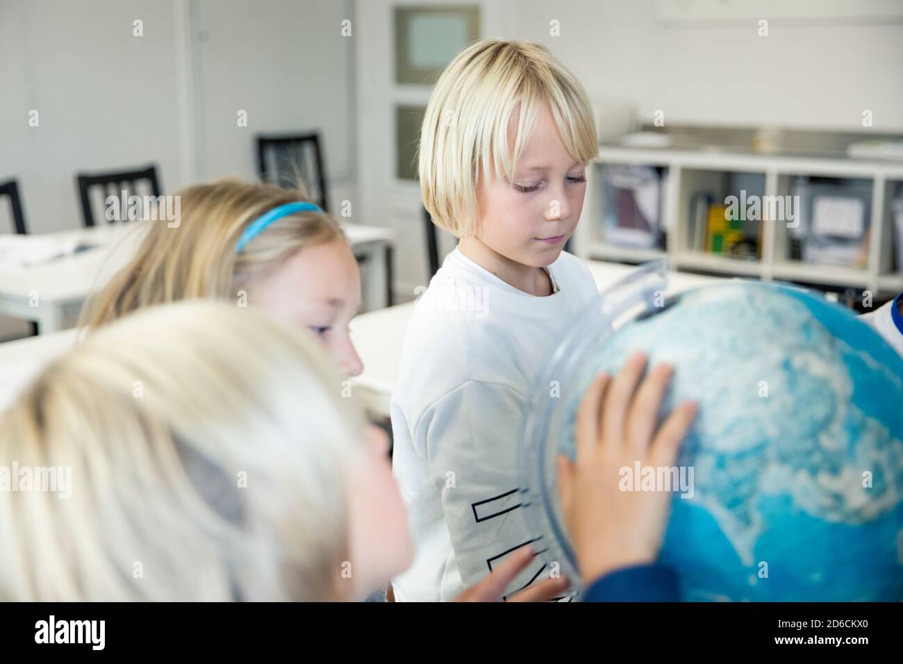 Children in classroom Stock Photo - Alamy