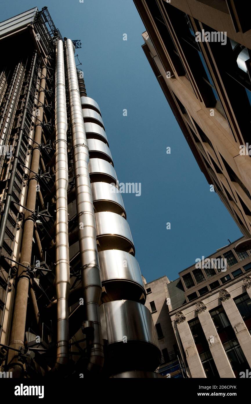 Lloyds Building in the City of London, England. Stock Photo