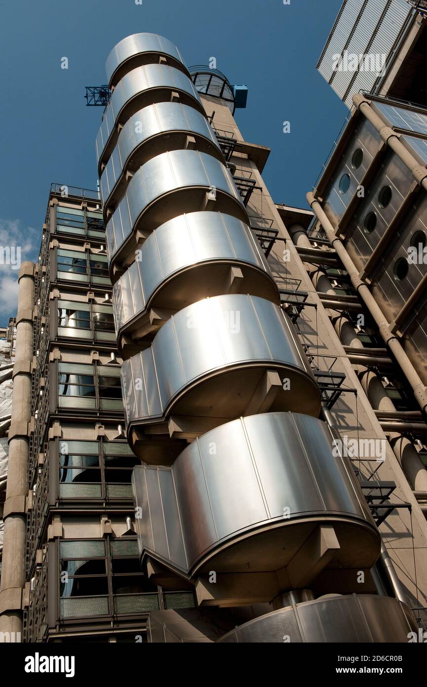 Lloyds Building in the City of London, England. Stock Photo