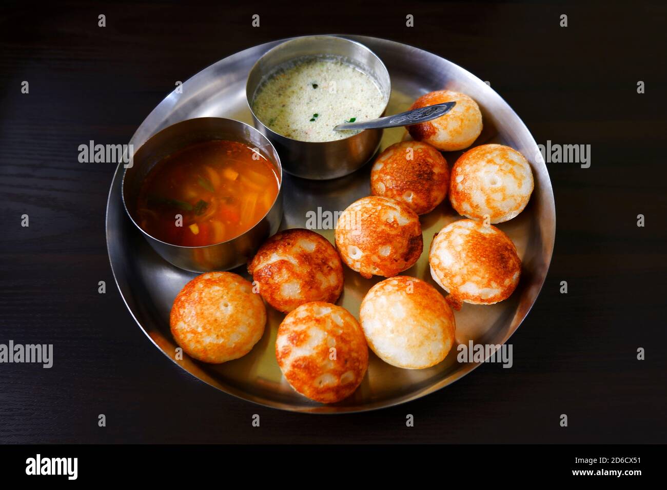 a low angle view of traditional south Indian homemade rice recipe with
