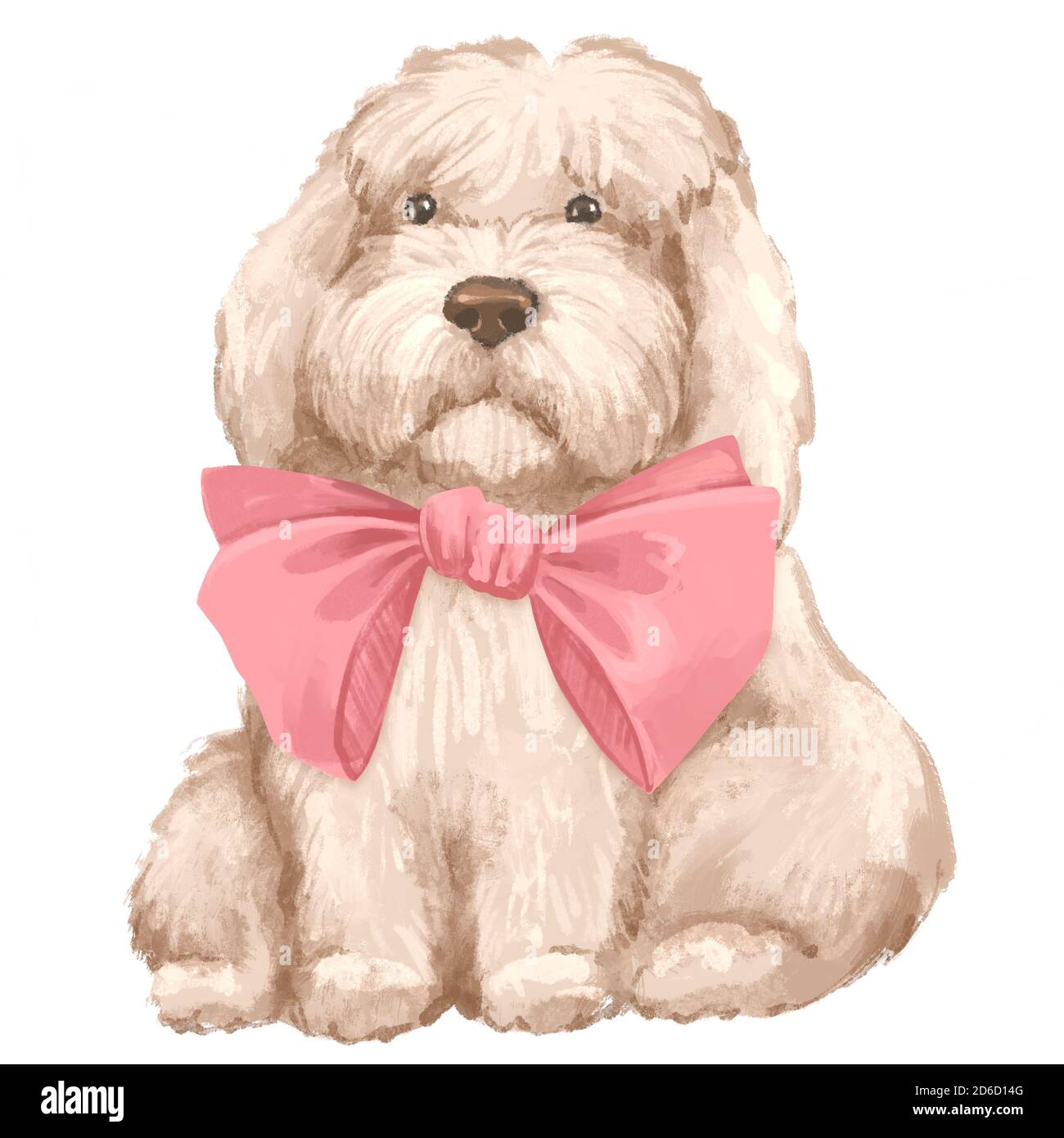 Dog with clearance pink bow