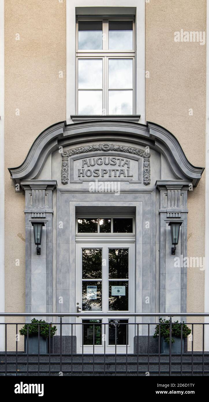 Augusta-Hospital,aka Kaiserin-Augusta-Hospital  built 1869-70, architect Hermann Blankenstein, Scharnhorststraße 3, Mitte,Berlin Stock Photo