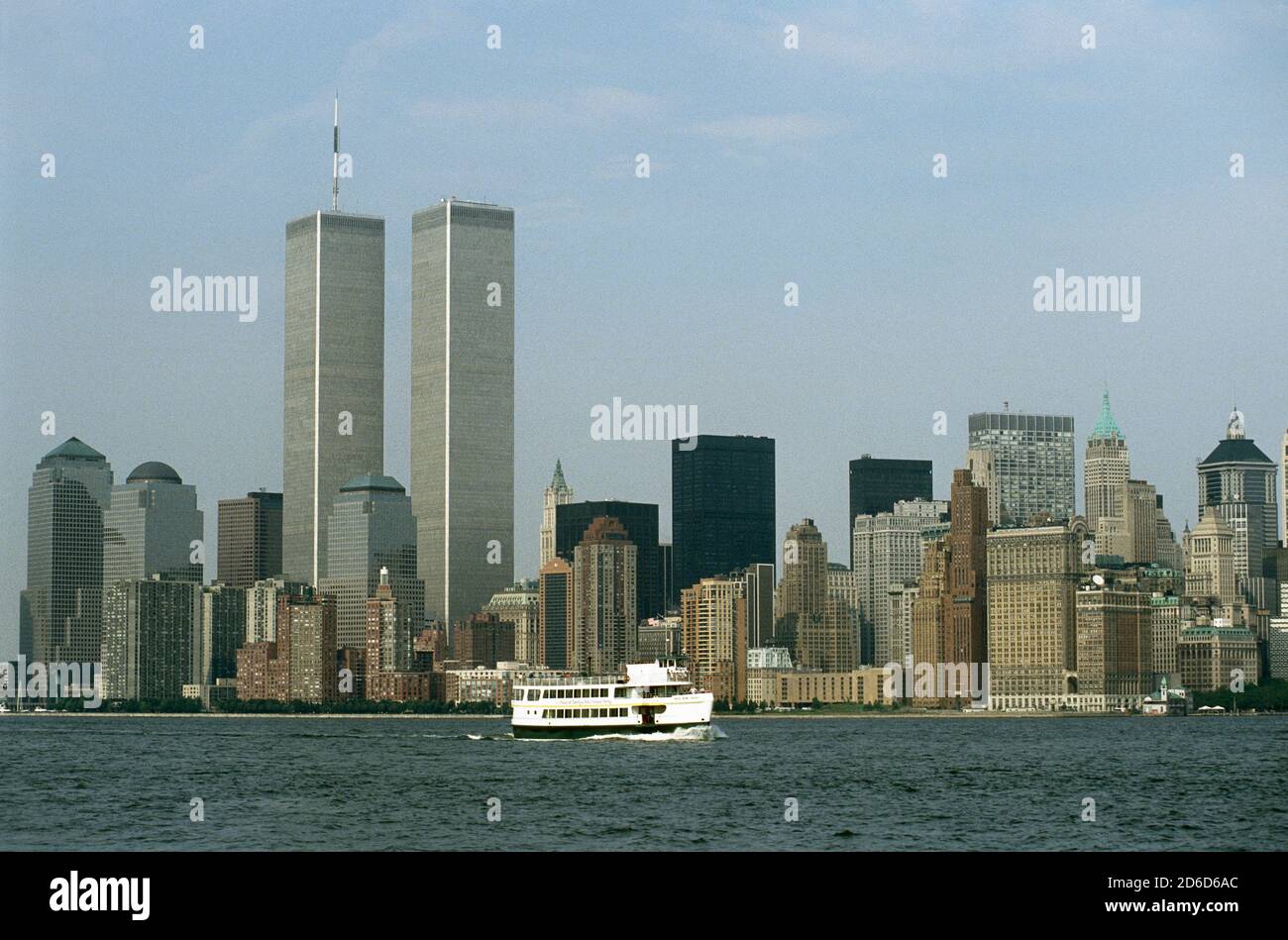 Twin towers new york ferry hi-res stock photography and images - Alamy