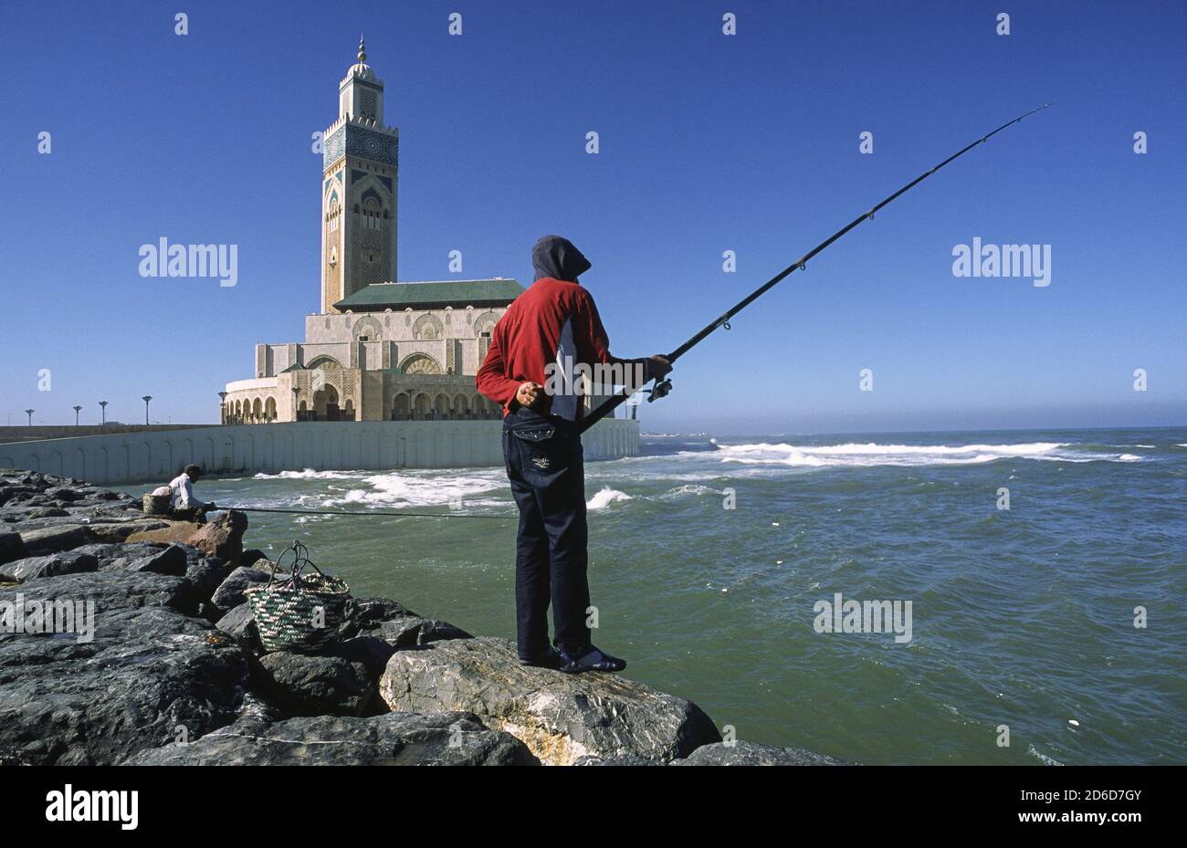Two african men fishing hi-res stock photography and images - Alamy