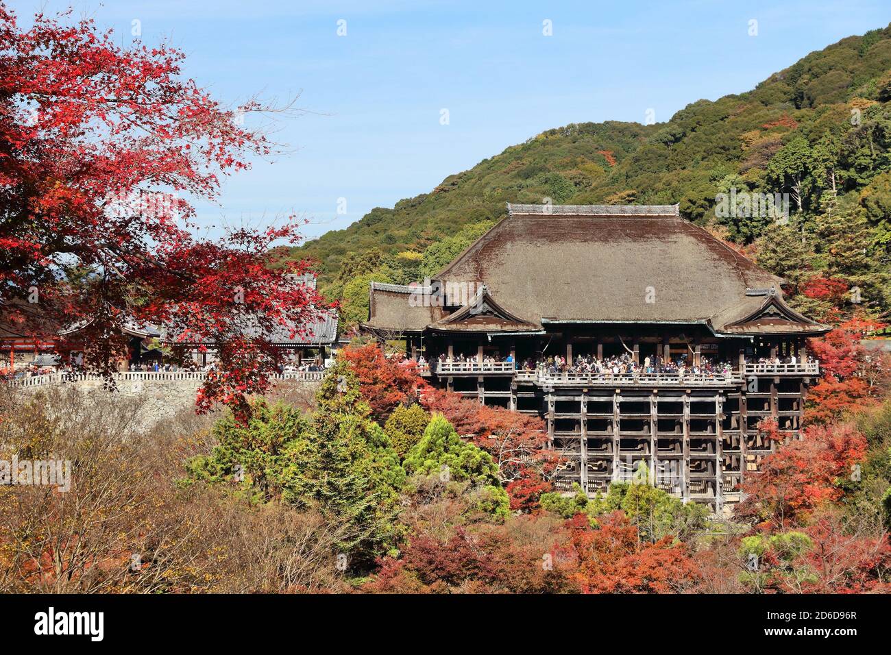 Kyoto, Japan. Kiyomizu-dera Temple in autumn. Stock Photo