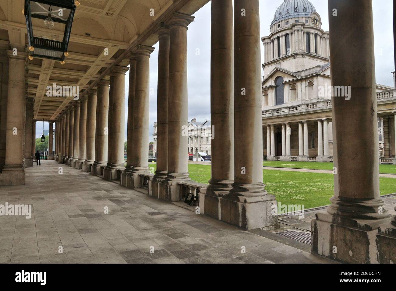 Greenwich landmark - Old Royal Naval College. London, UK. Stock Photo