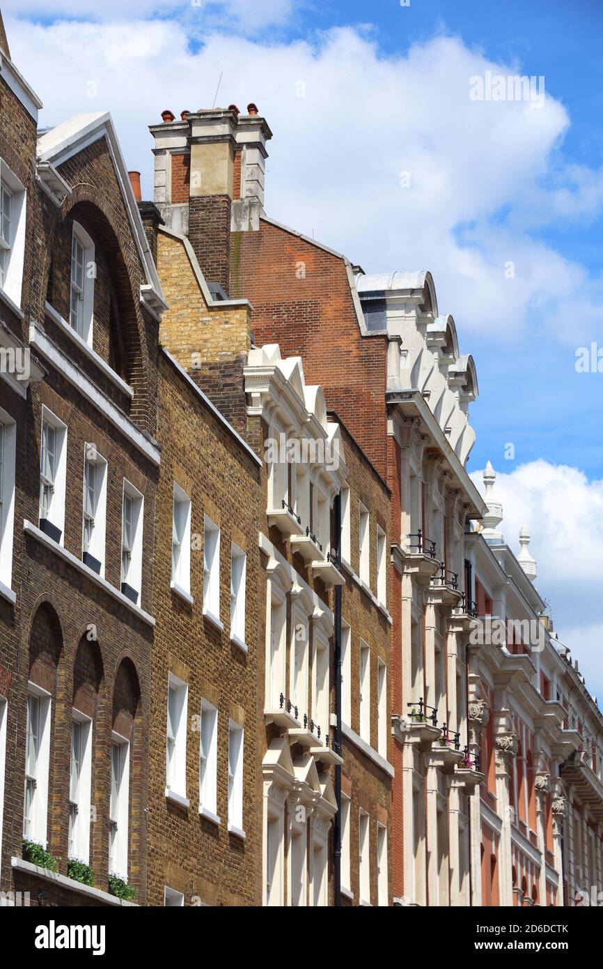 Covent Garden street view in London, UK. Stock Photo