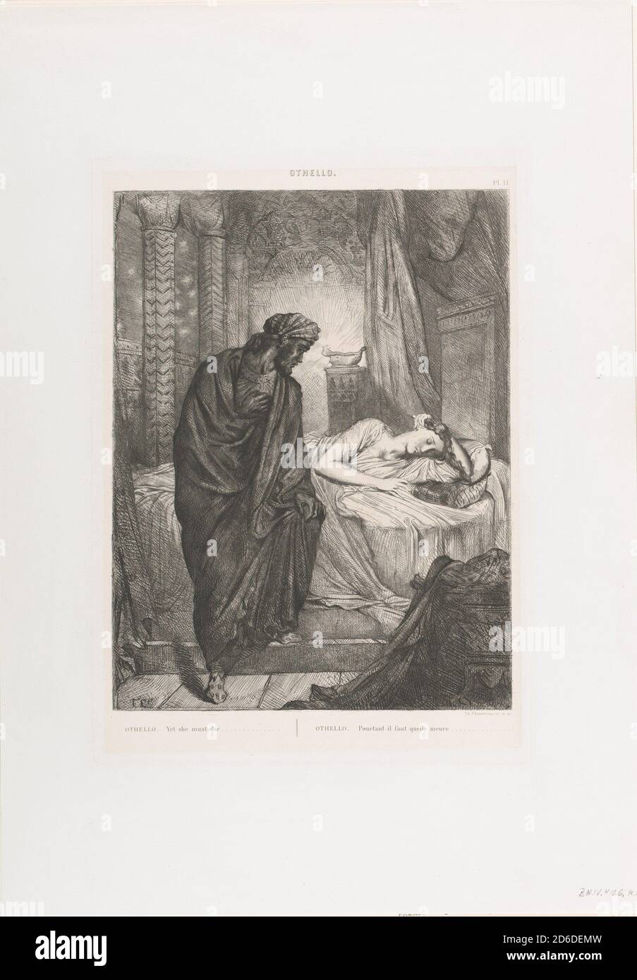 Yet She Must Die Plate 11 From Othello Act 5 Scene 2 Etched 1844 Yet She Must Die Plate 11 From Othello Act 5 Scene 2 Etched 1844