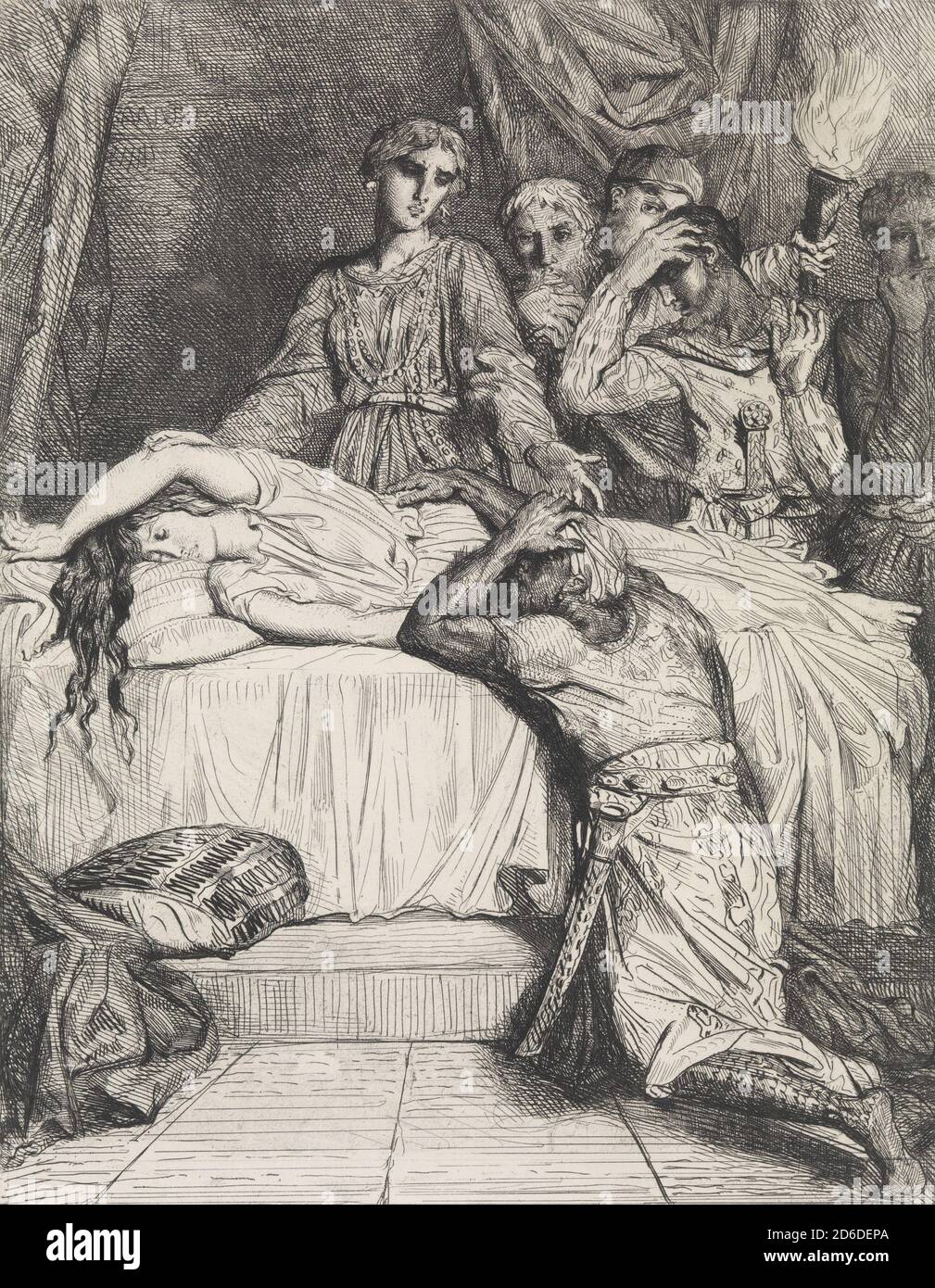 Oh Oh Oh Plate 14 From Othello Act 5 Scene 2 Etched 1844 Reprinted 1900 Stock Photo Alamy