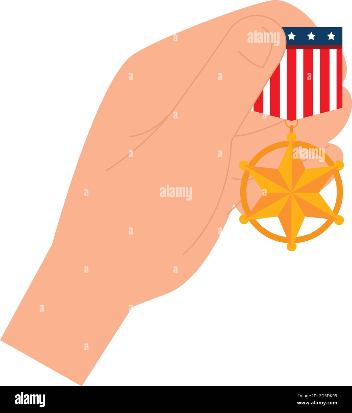 hand holding usa star medal vector design Stock Vector Image & Art - Alamy