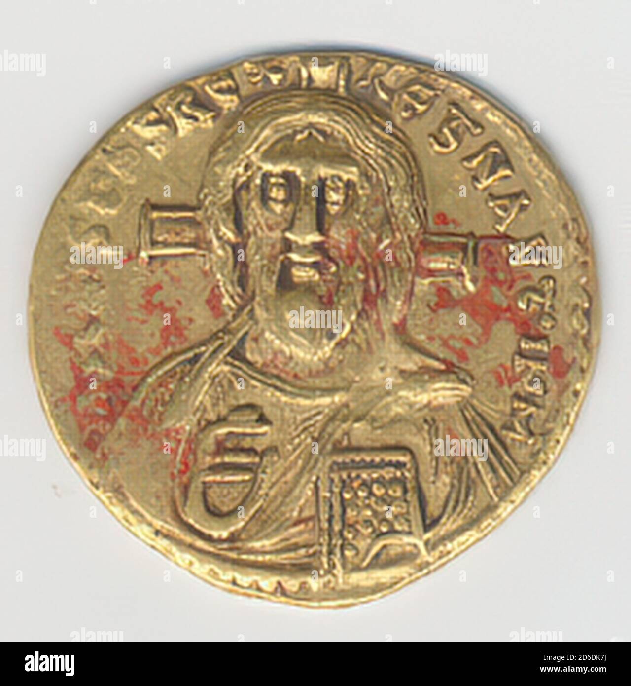 Solidus of Justinian II (685-95), Byzantine, 692-695. Stock Photo