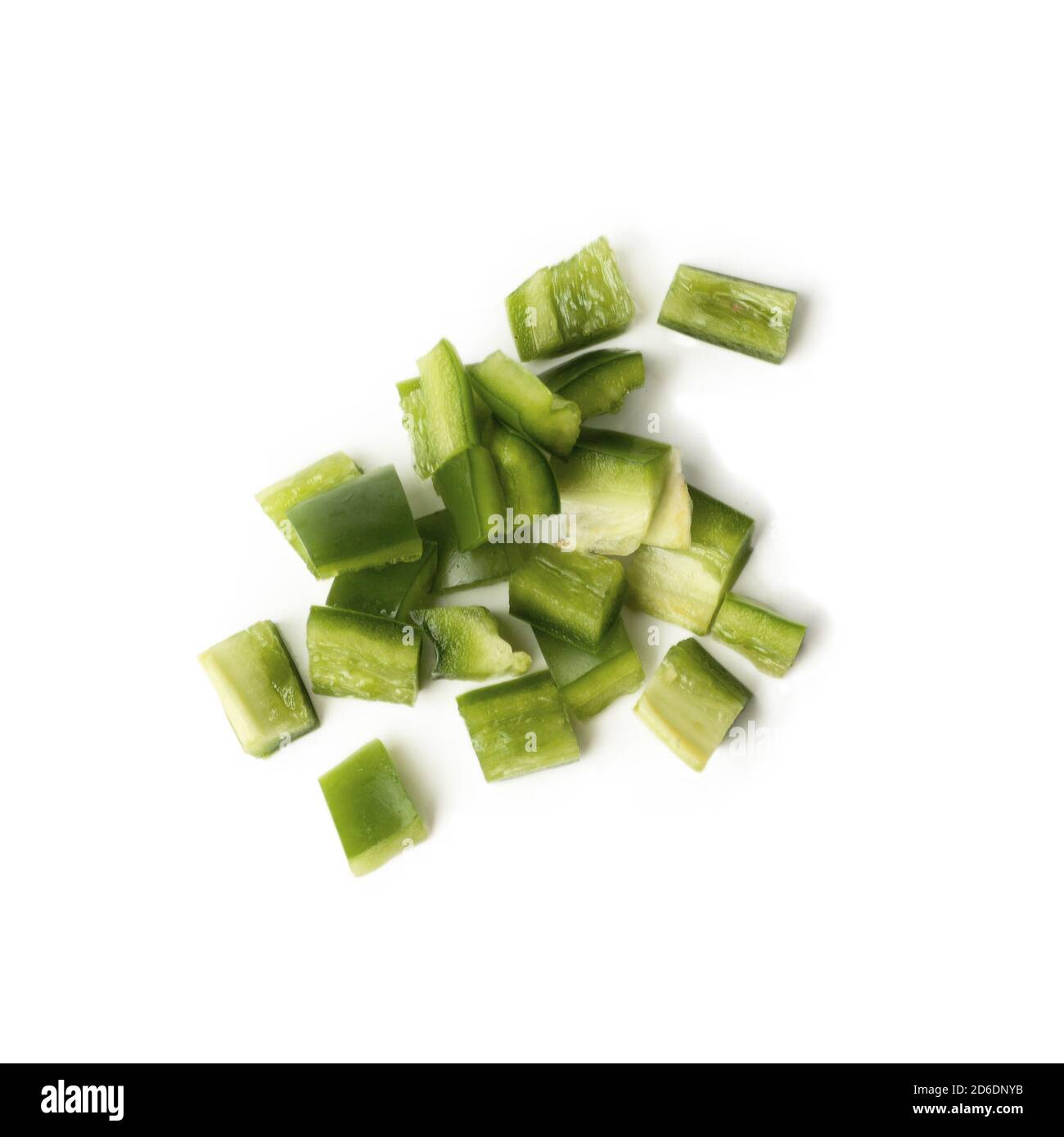 Sliced fresh green paprika hi-res stock photography and images - Alamy