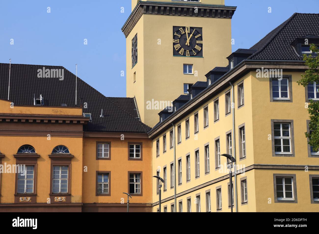 Witten city in Germany. Town Hall (Rathaus). Stock Photo