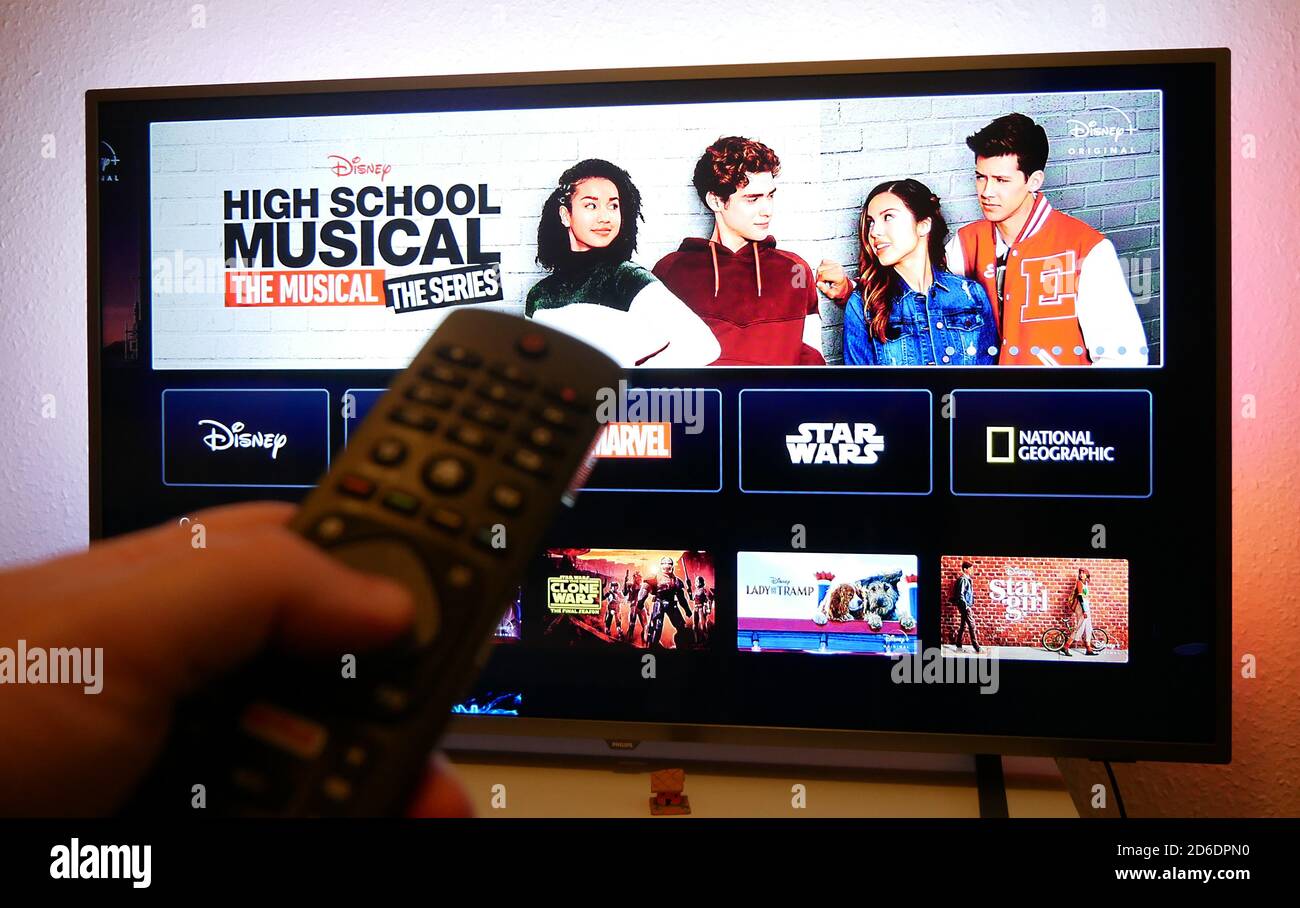 General view of the new Disney+ streaming service, launched today in ...