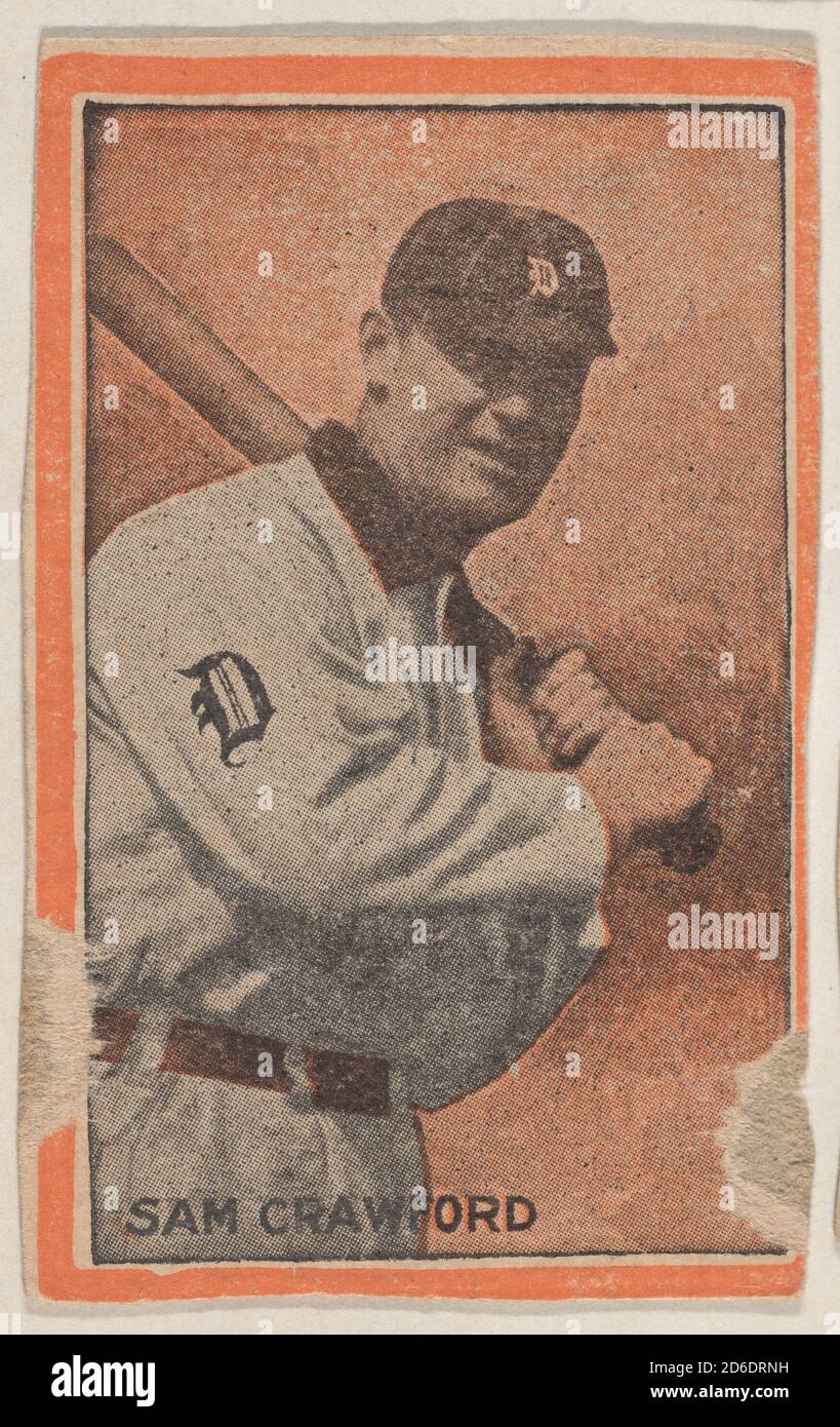 Sam Crawford, from the Baseball Players set (W500) (Orange Borders