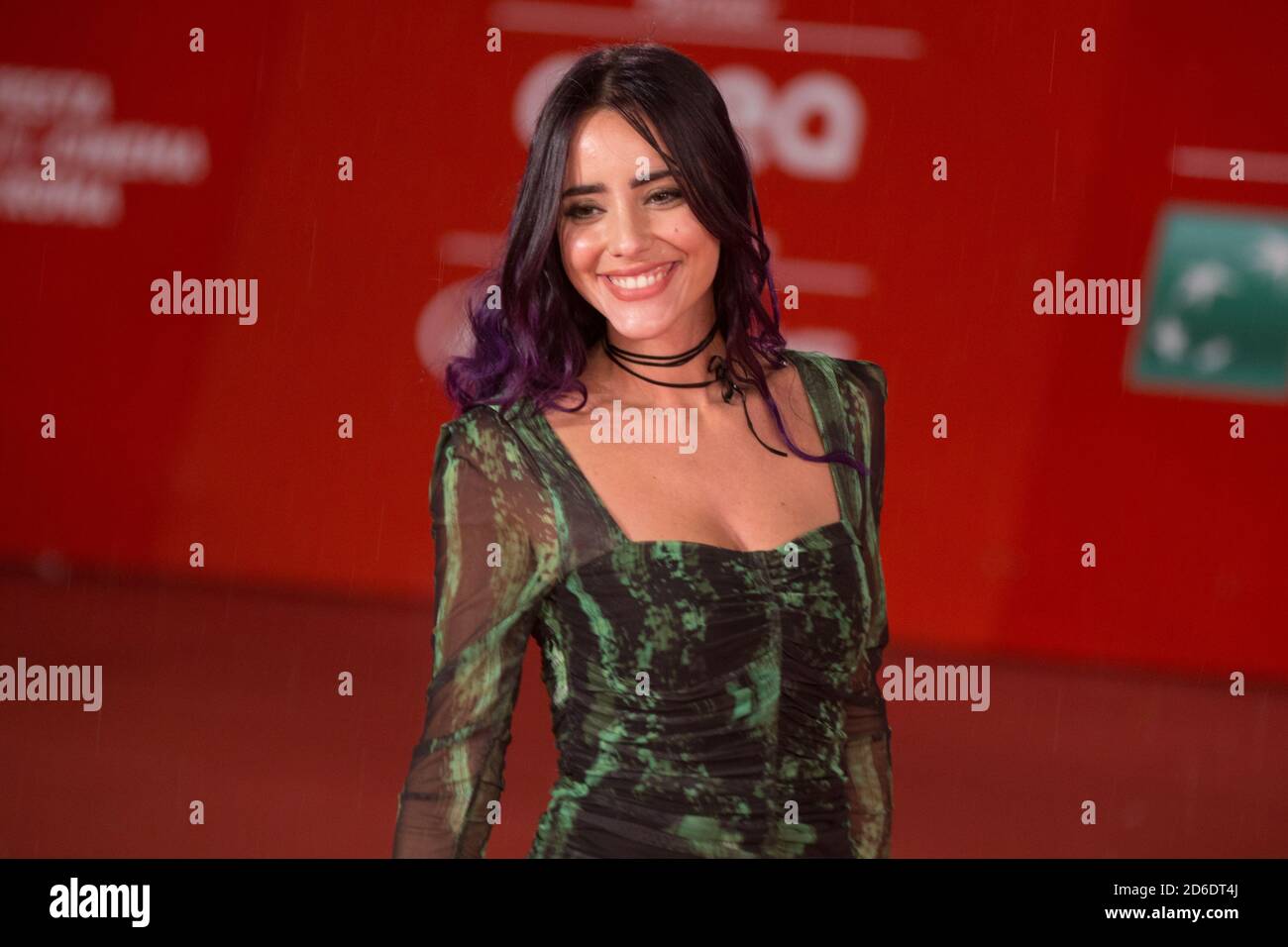 Rome, Italy. 15th Oct, 2020. Italian singer Giulia Penna on Red Carpet of  the first evening of the Rome Film Festival 2020, on October 15, 2020 in  Rome, Italy. (Photo by Matteo