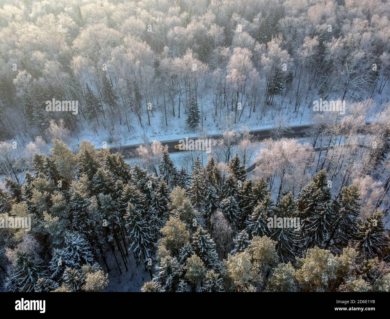 Drone aerial shot thick forest hi-res stock photography and images - Alamy