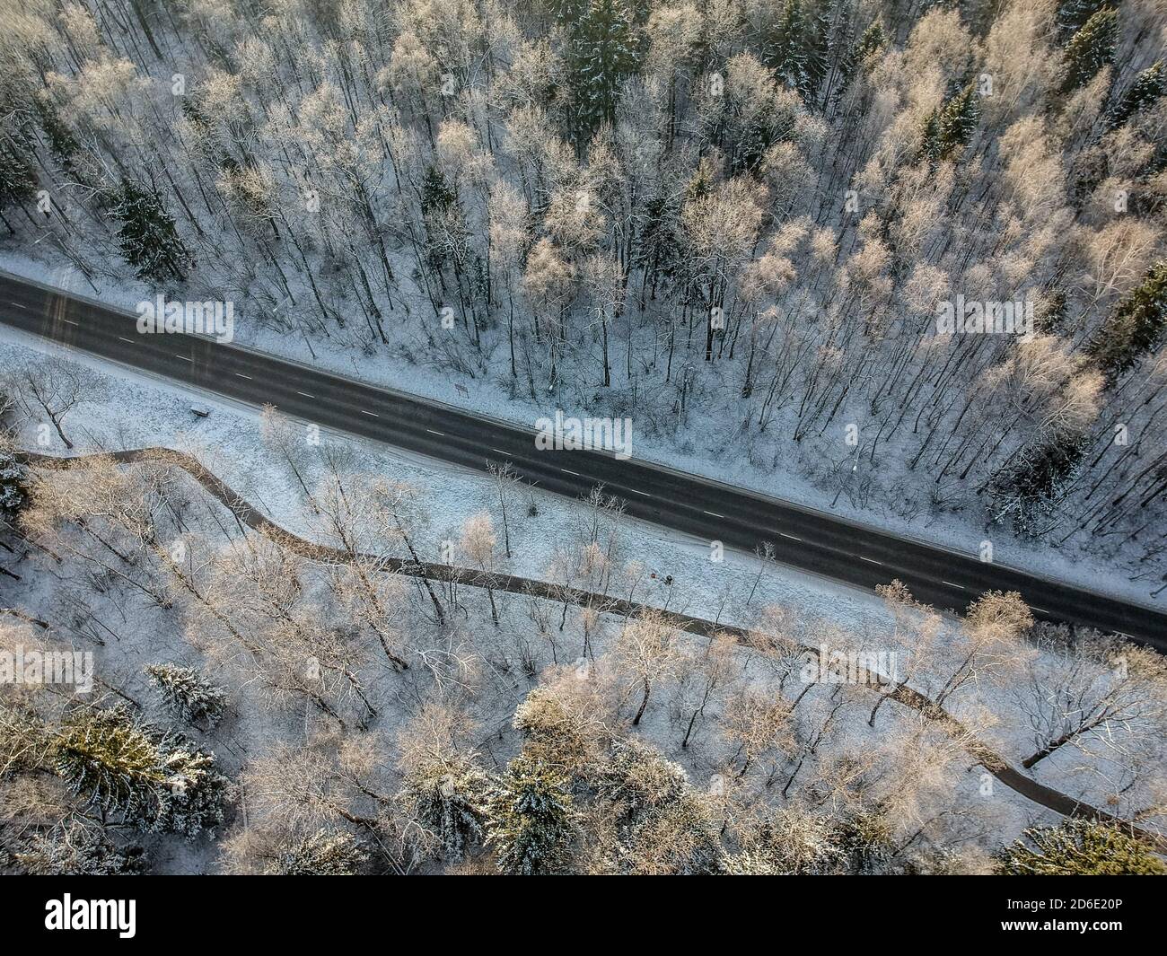 Drone aerial shot thick forest hi-res stock photography and images - Alamy