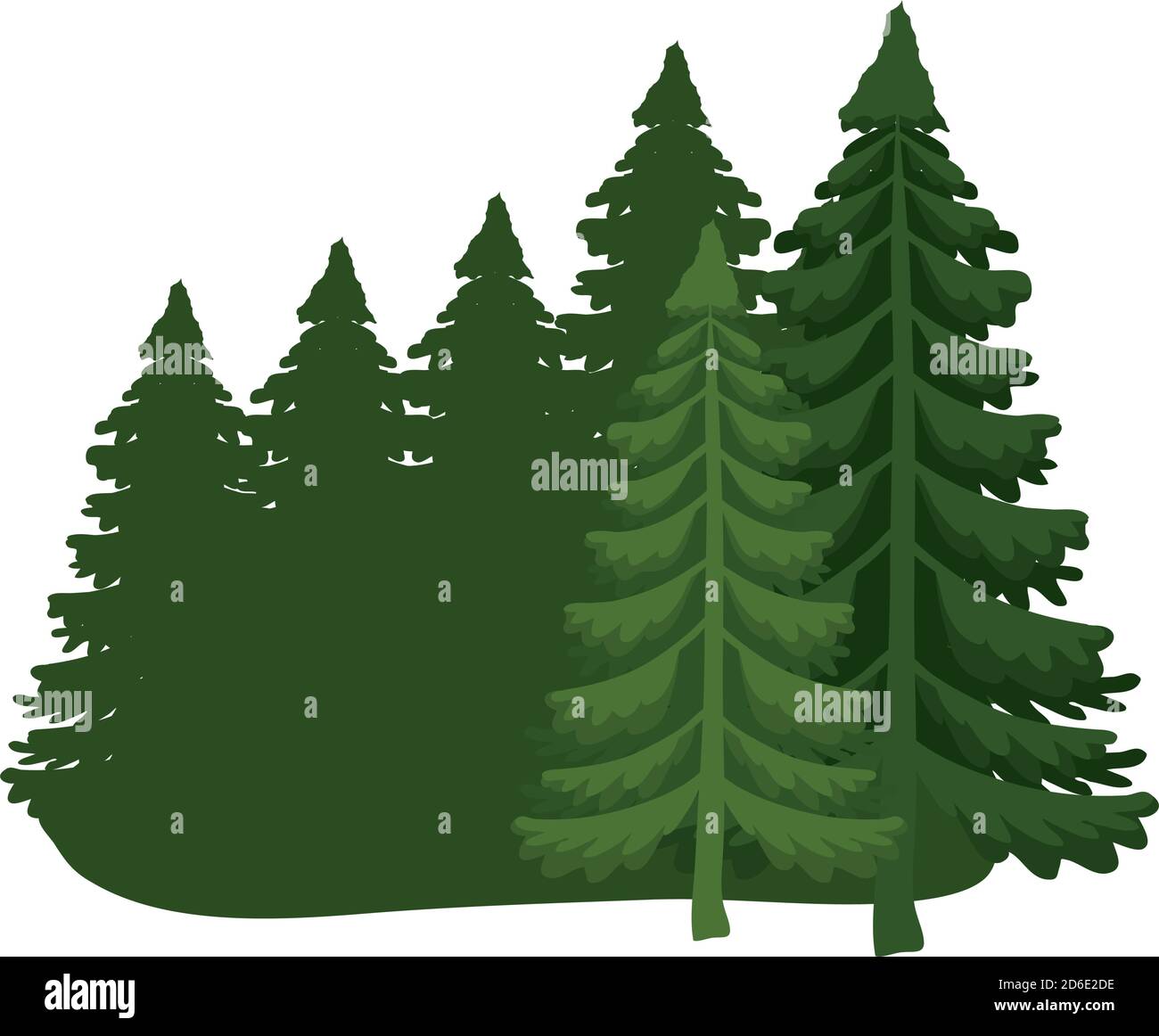 pine trees icons vector design Stock Vector Image & Art - Alamy