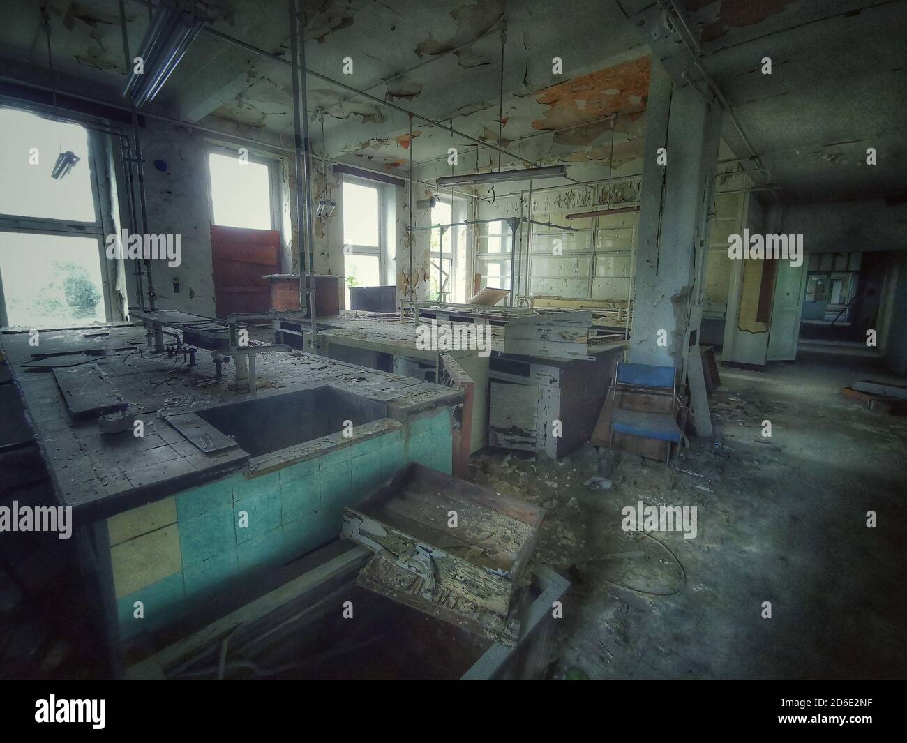Lost Place, old abandoned laboratory Stock Photo Alamy